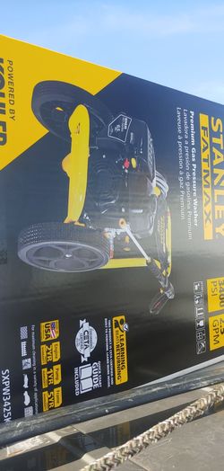 Stanley 3400 psi pressure washer