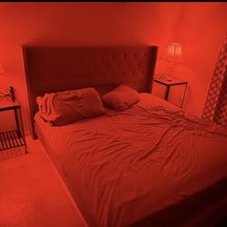 King Size Bed Frame- Barely Used 