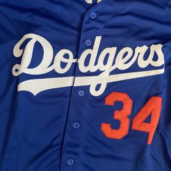 Blue Fernando Valenzuela Los Angeles Dodgers Jerseys Cooperstown 