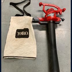 Toro Leaf Blower And Vacuum  Heavy Duty