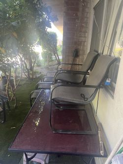 Mesa Con 6 Sillas Para Patio