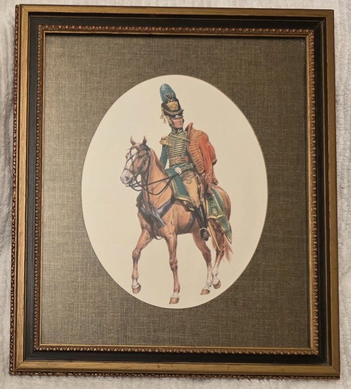 Vintage Hussar Framed