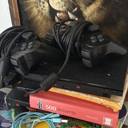Ps2 With 2 Controllers 