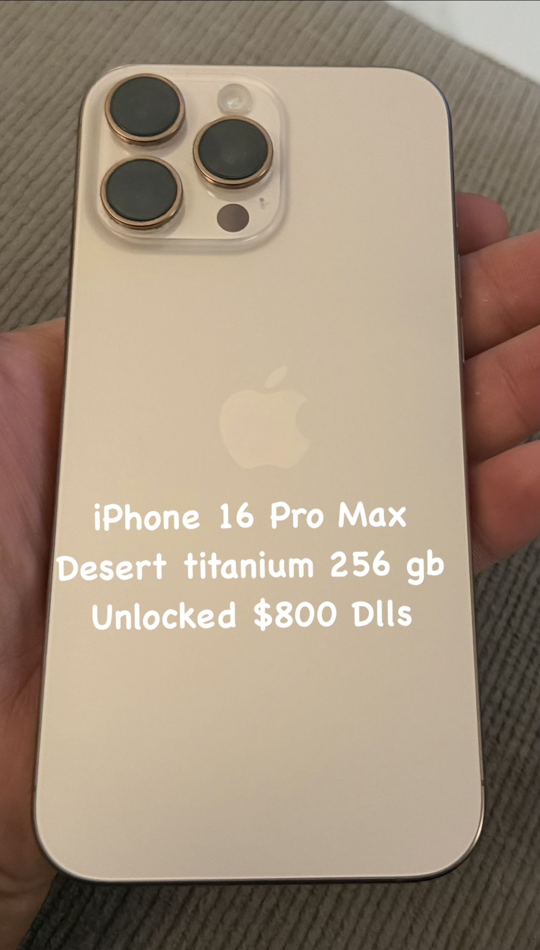 iPhone 16 Pro Max.
