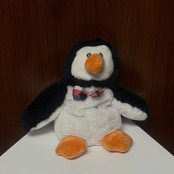 Penguin Warmies Microwave Heat Pad Relaxes Tense Muscles