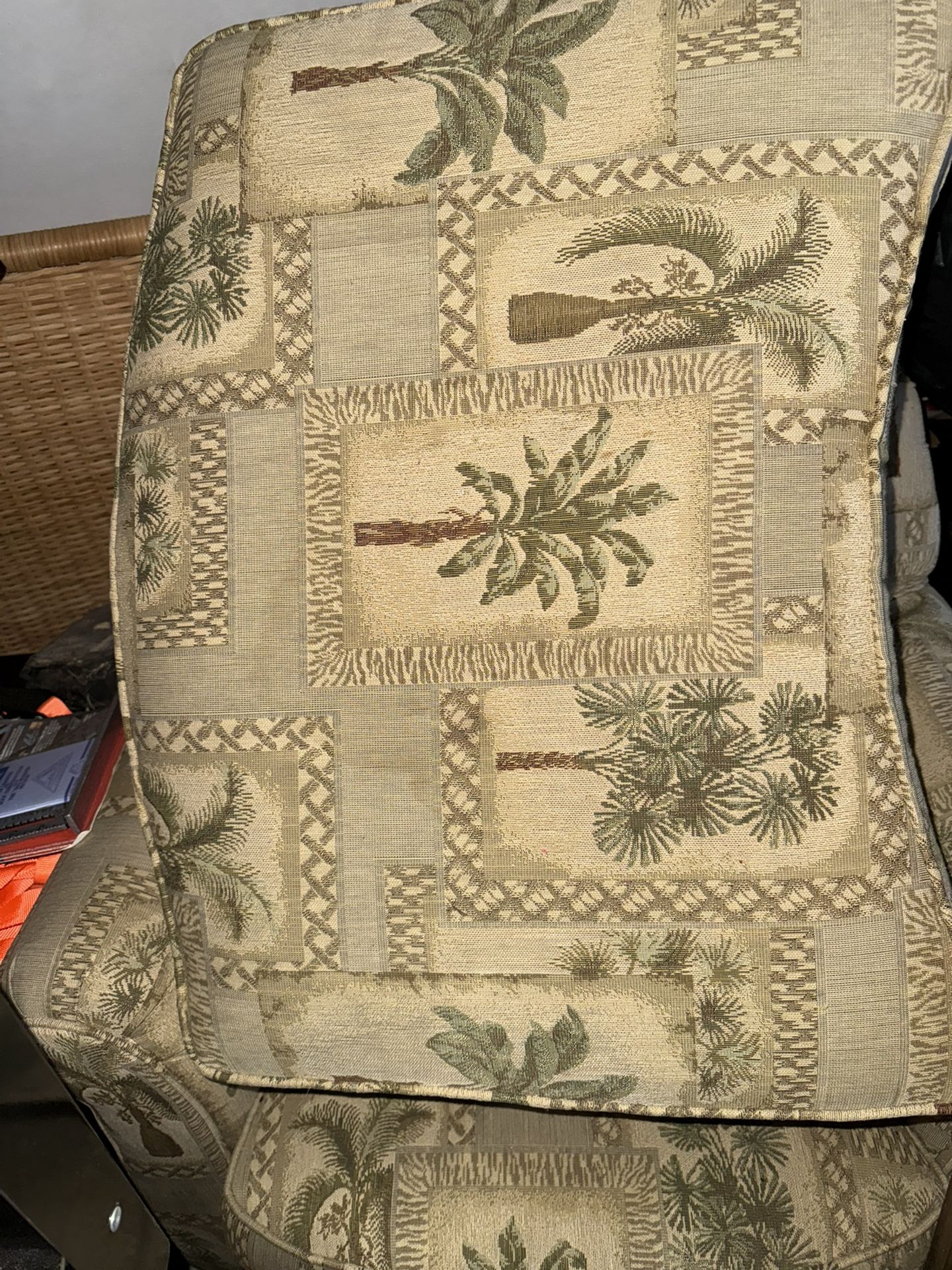 Small Chair And Ottoman