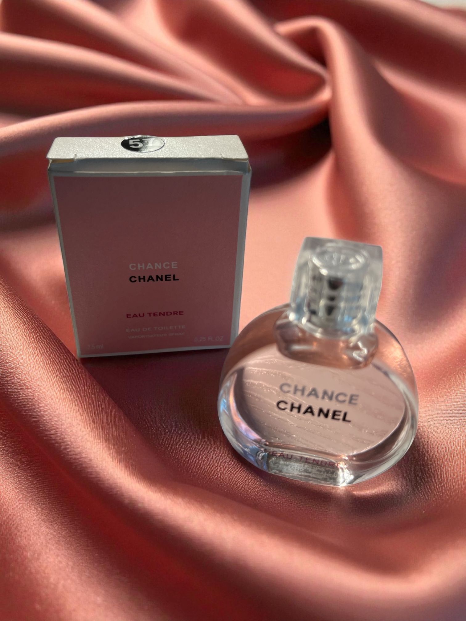 New. Chanel Chance Eau Tendre 0.25oz Women's Perfume Mini Travel Fragrance