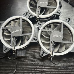 3 PC Fans w/ extension cable for motherboard