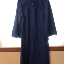 Blue Graduation Gown 