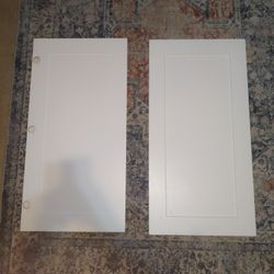 White Solid Wood Hinge Door