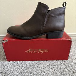 American Rag Bootie. Brown. Size 9