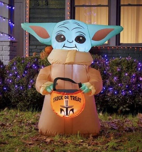 Halloween Decor - Grogu Inflatable