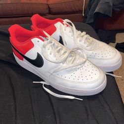 red and white nike shoes mens 12