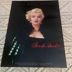 MARILYN MONROE MERLOT WINE POSTER 2012 NAPA VALLEY 