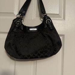 Coach purse Black (used)