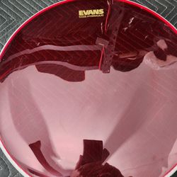 Evans Red Hydraulic Drum Heads