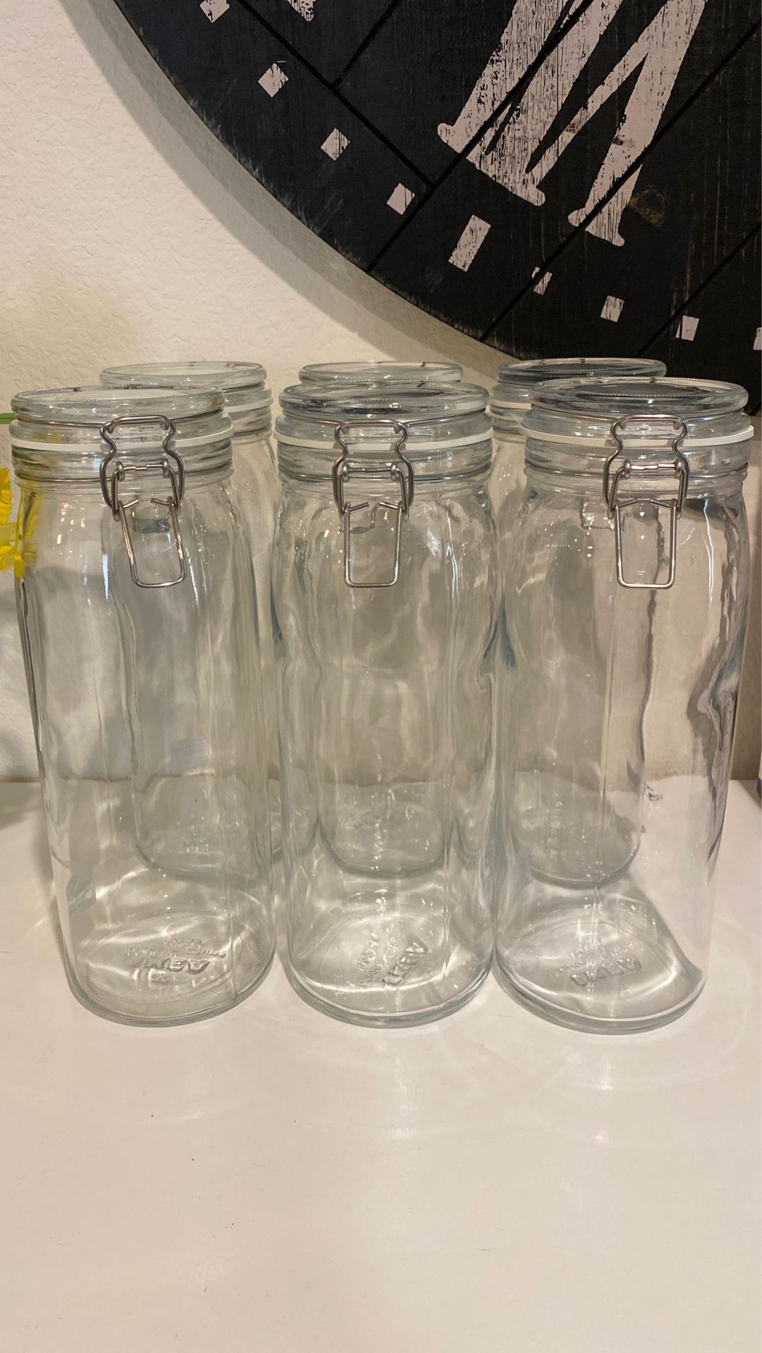 IKEA glass jars set of 5 for $15