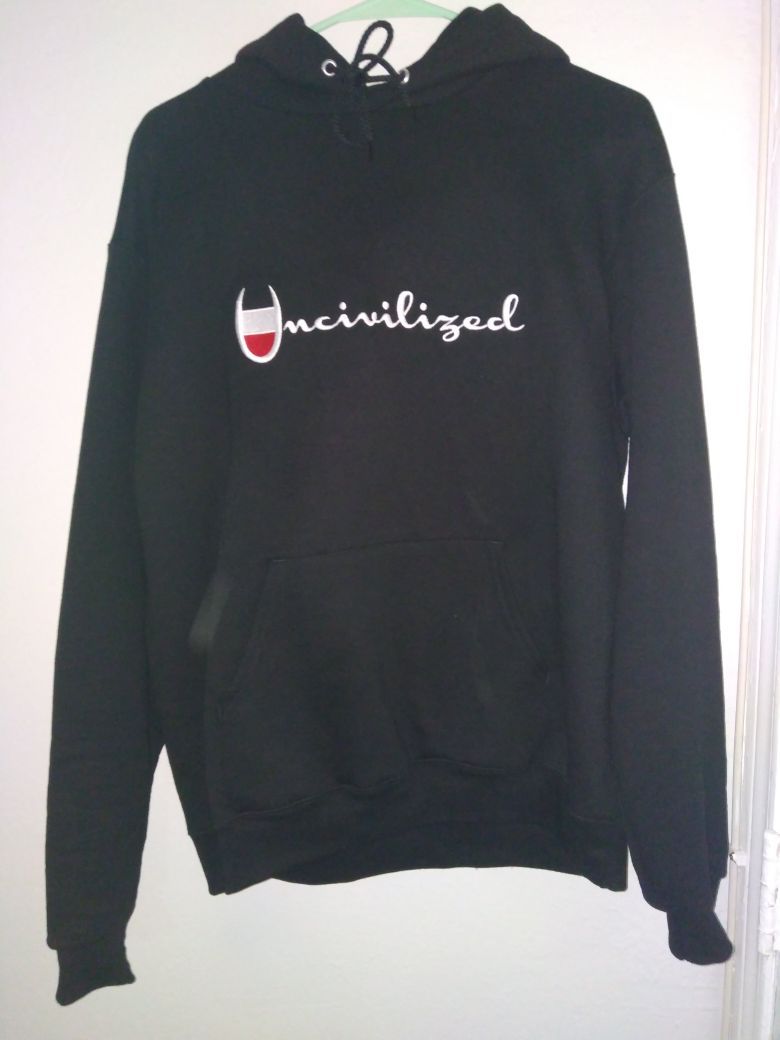 Champion Uncivilized hoodie - medium