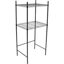 3 In 1 Mini Fridge, Microwave Stand, And Coffee Stand| Kitchen Organizer | Space Saver | Black |