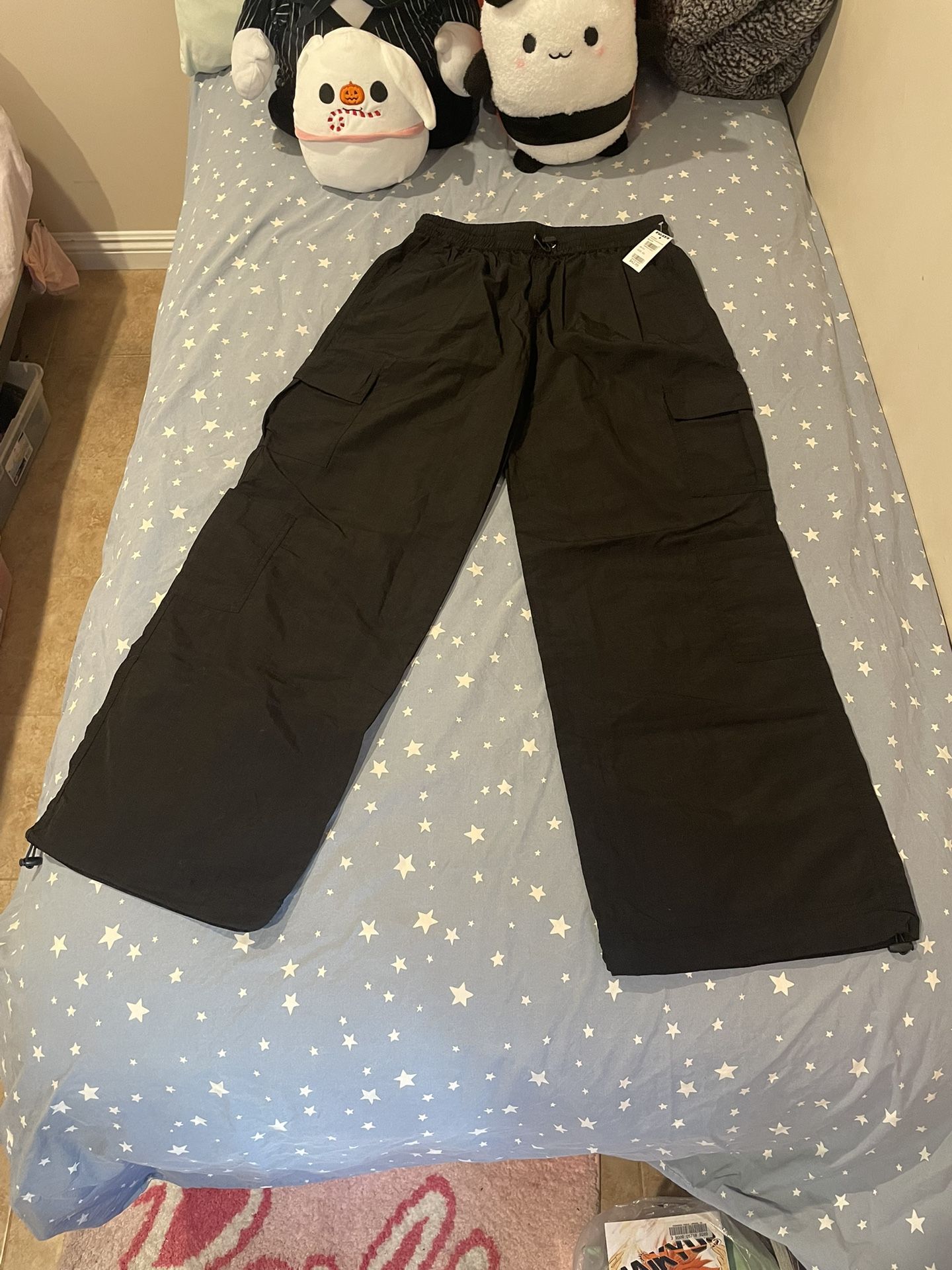 Nylon Cargo Women Pants