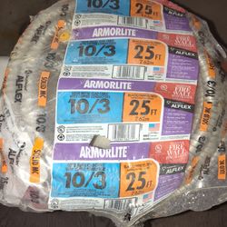 25 ft of 10/3 wire with FMC