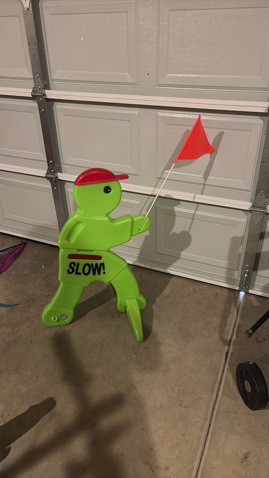 Almost New. Slow Guy Sign