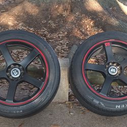 18" Rims And Tires ( CAME OF A MUSTANG)