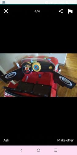 Mickey mouse electric car