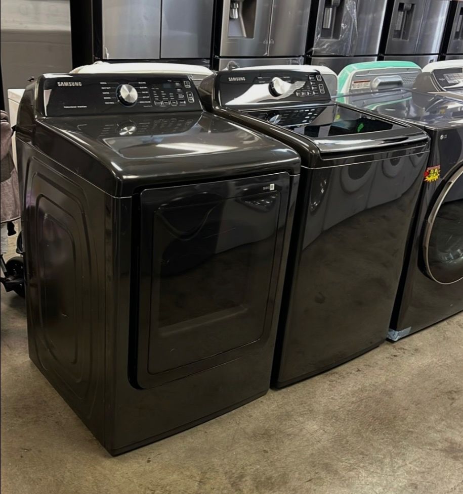Black Samsung Washer Dryer Set