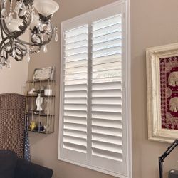 REAL WOOD & LIFETIME WARRANTY, Custom Interior Shutters, Plantation Shutters, Window Treatments, Window Coverings, Persianas de Madera