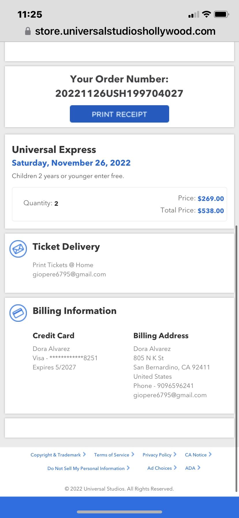 UNIVERSAL TICKETS ON SALE GREAT DISCOUNTS