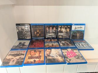 Lot of 14 Blu-ray & 4K Movies - Heat 4K, Goodfellas, Se7en, Fight Club & More