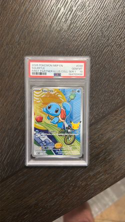 Pokemon First Partner Squirtle PSA 10