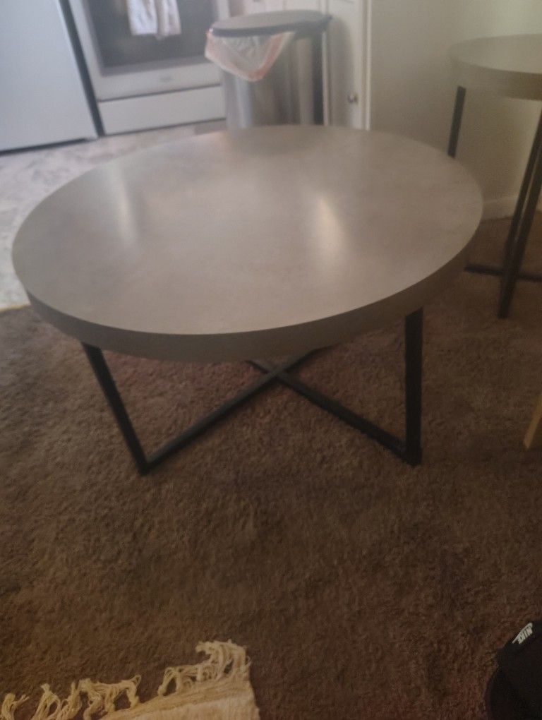 IKEA COFFEE TABLE AND END TABLES