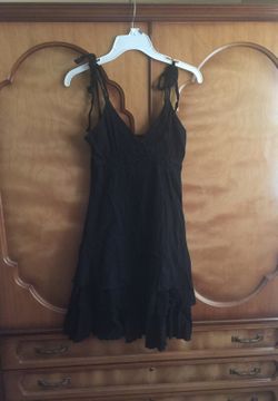 Black gauze sundress