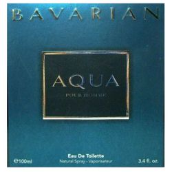 Bavarian Aqua Pour Homme for Men Eau De Toilette Natural Spray 3.4 oz / 100ml