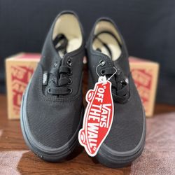 Black Vans Kids Size One