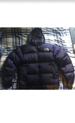 Men’s North Face Puffer Down Jacket Small S Blue