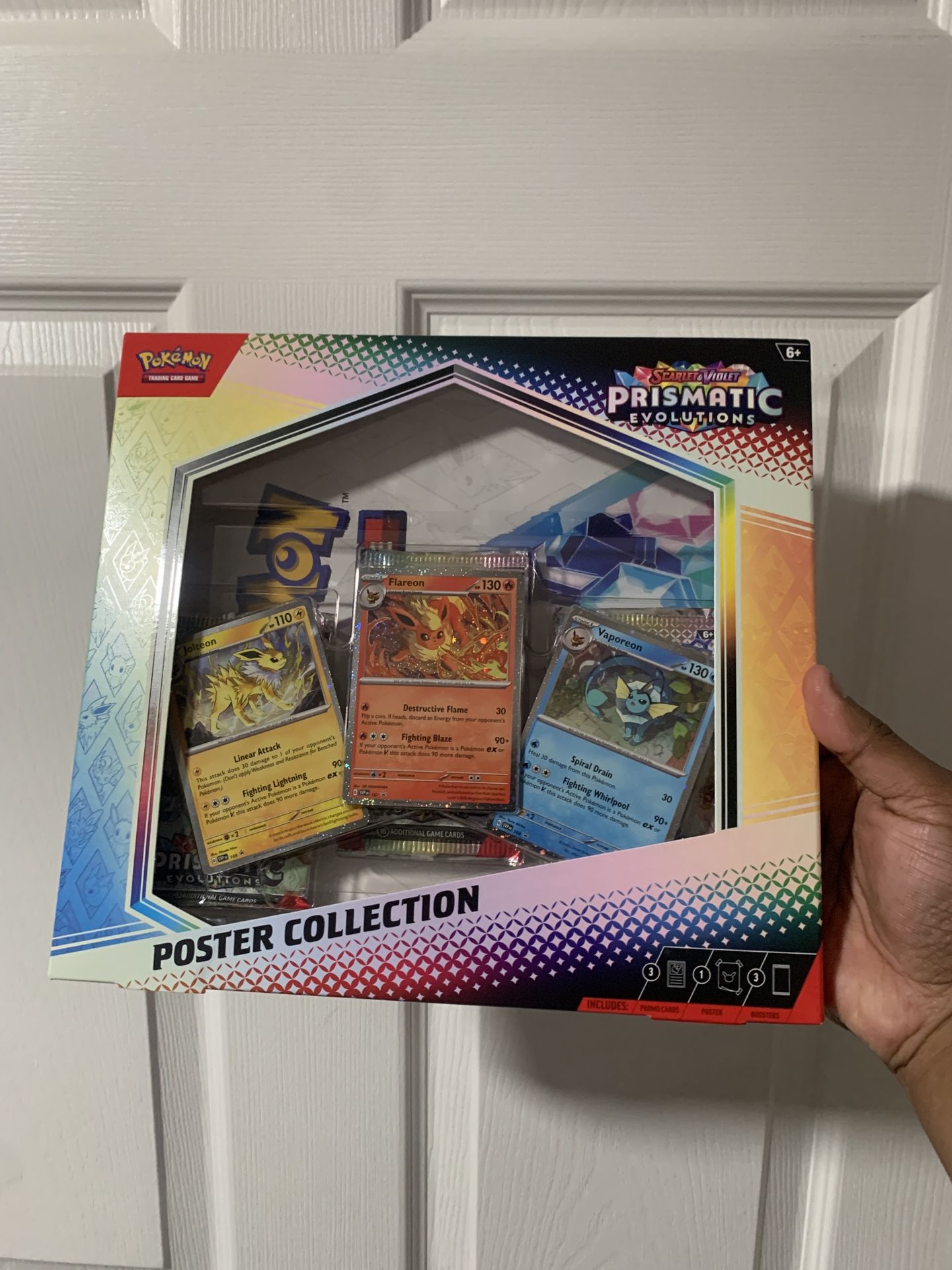 Pokemon TCG Prismatic Evolutions Poster Collection Box Sealed