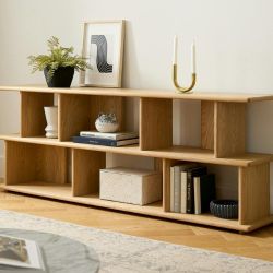 OPEN BOX!  Article Lafora Oak Bookcase - Delivery Available