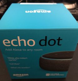Amazon Echo Dot (3rd Gen Charcoal)
