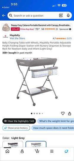 May dolly Baby Changing Table