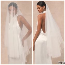 Lulus Forever Promise White Tulle Veile