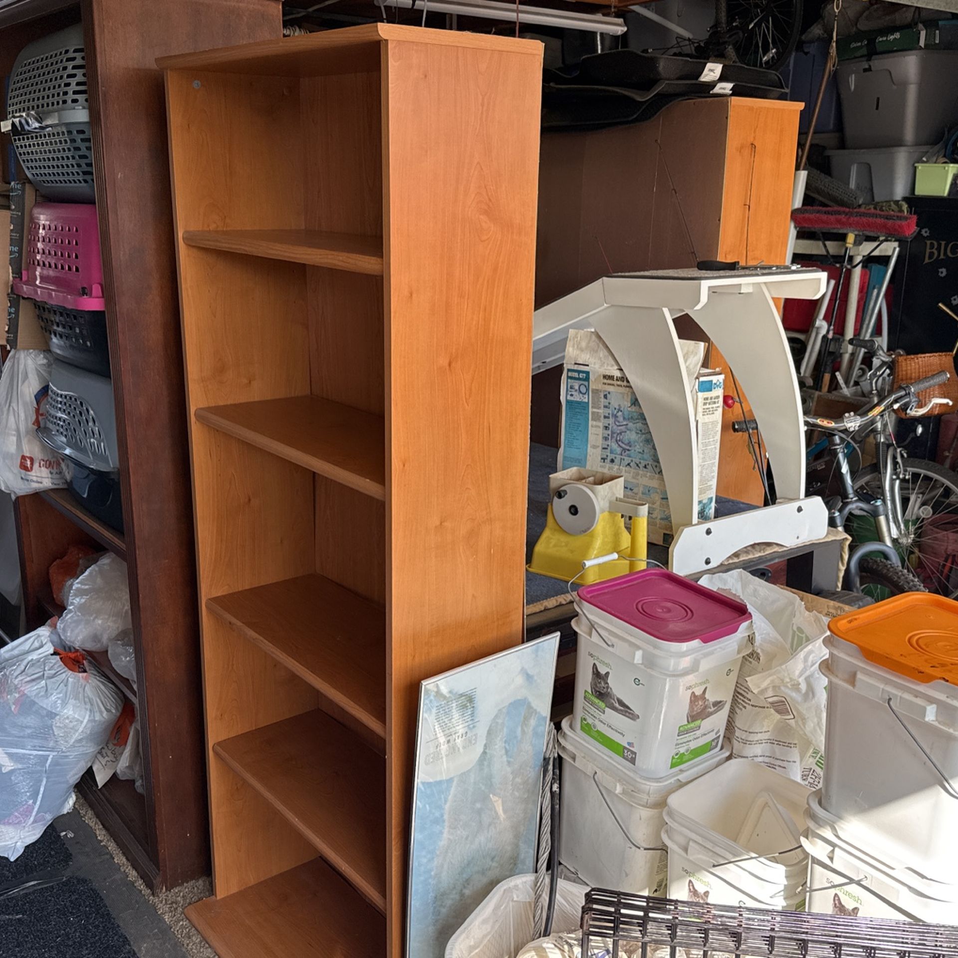 2-Cabinets Book Shelves 5 Tier