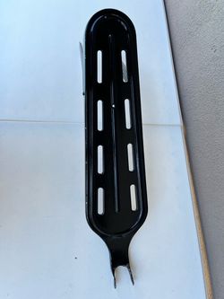 Vintage 1960s Rear Book Rack - 8-Hole Gloss Black (Fits 20" / 24")