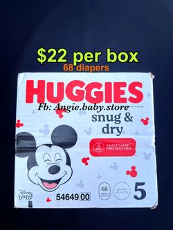 Huggies snug and dry size 5