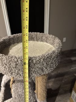 Cat scratch post and stand.