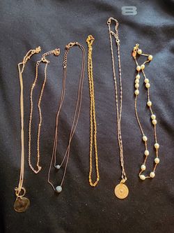 six beautiful necklaces