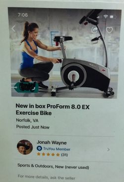New ProForm 8.0 EX