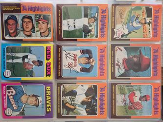 1975 Topps Baseball Complete Set (NM/NM+) 660 Cards